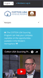 Mobile Screenshot of cottonsourcingusa.com